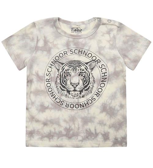 Se Petit by Sofie Schnoor T-shirt - Julius - Warm Grey m. Tiger ved KidsWorld