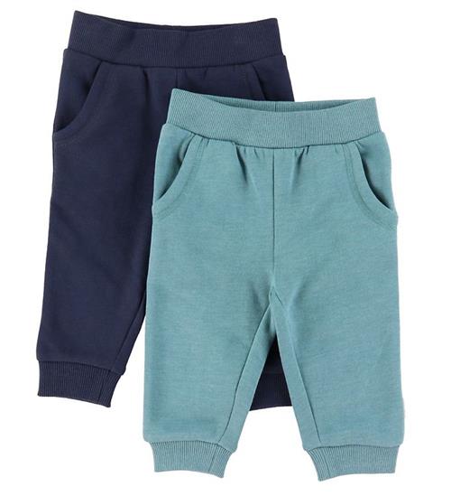 Minymo Minymo Sweatpants - 2-pak - Goblin Blue