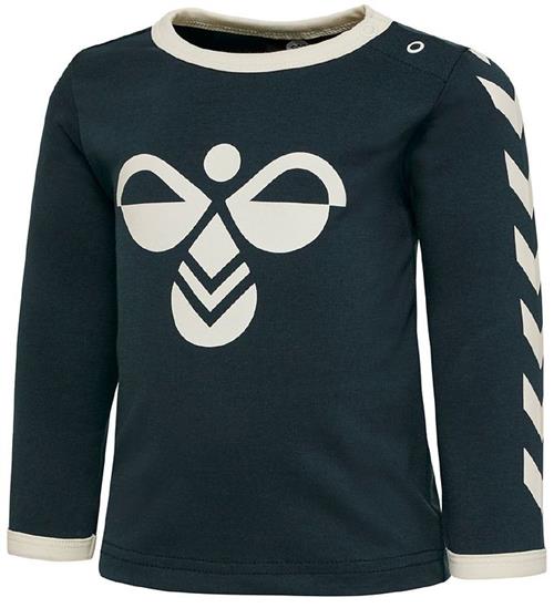 Se Hummel Bluse - hmlFlipper - Navy ved KidsWorld