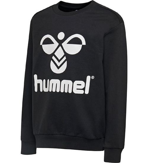 Se Hummel Hummel Sweatshirt - hmlDOS - Sort ved KidsWorld