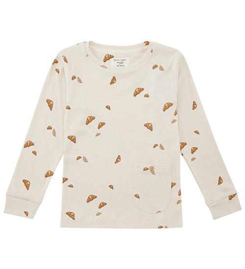 Se VACVAC VACVAC Bluse - Ello - Rib - Mini Croissant love ved KidsWorld