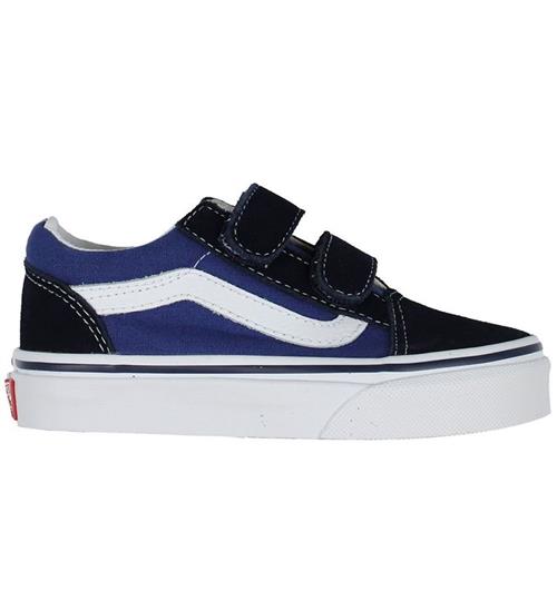 Se Vans Sko - Old Skool V - Navy/True White ved KidsWorld