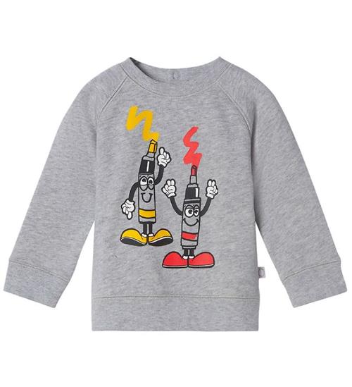 Stella McCartney Kids Stella McCartney Kids Sweatshirt - Painting Tubes - GrÃ¥meleret