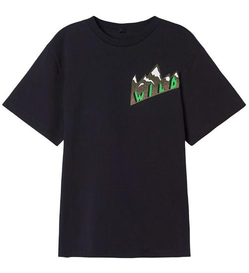 Stella McCartney Kids Stella McCartney Kids T-Shirt - Wild Mountain - Sort