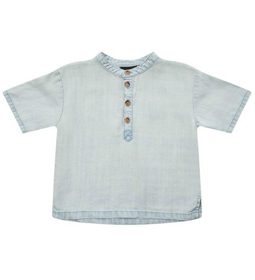 Se Petit by Sofie Schnoor T-shirt - BlÃ¥ m. Knapper ved KidsWorld