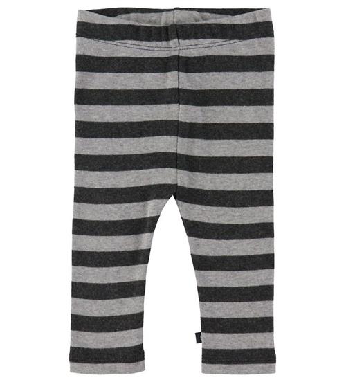 Se Smallstuff Leggings - Stribet - Grey/antrazit ved KidsWorld