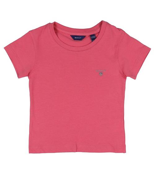 Se GANT GANT T-shirt - Fitted Original - Rapture Rose ved KidsWorld