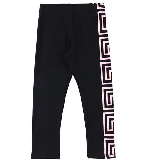 Se Versace Leggings - Sort/Candy ved KidsWorld