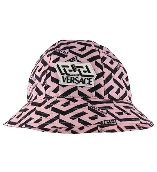 Versace Versace Sommerhat - Sort/Rosa m. Logo