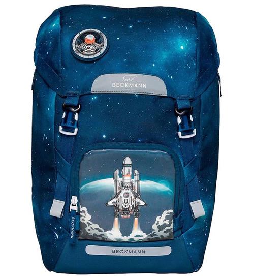 Se Beckmann Beckmann Skoletaske - Classic Maxi - Space Mission ved KidsWorld