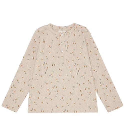 Se Popirol Bluse - Diddi - Beige Melange ved KidsWorld