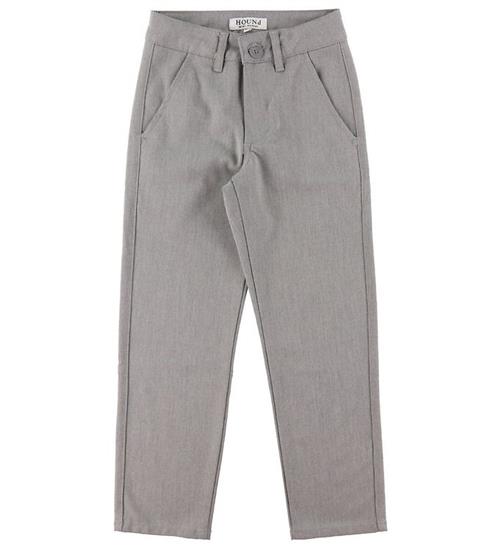 Se Hound Bukser - Fashion Pants Wide - Light Grey ved KidsWorld