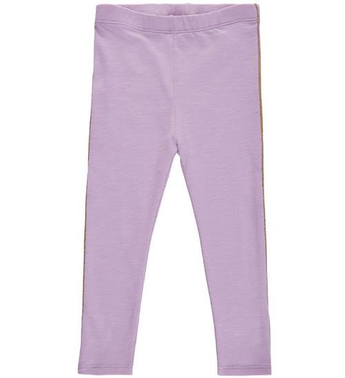 Se Soft Gallery Leggings - Paula Piping - Orchid Bloom ved KidsWorld