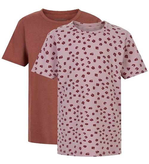 Se Minymo Minymo T-shirt - 2-pak - Violet Ice ved KidsWorld