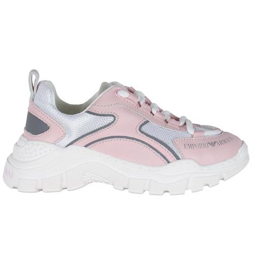 Se Emporio Armani Emporio Armani Sko - Rose/Blanco/Silver ved KidsWorld