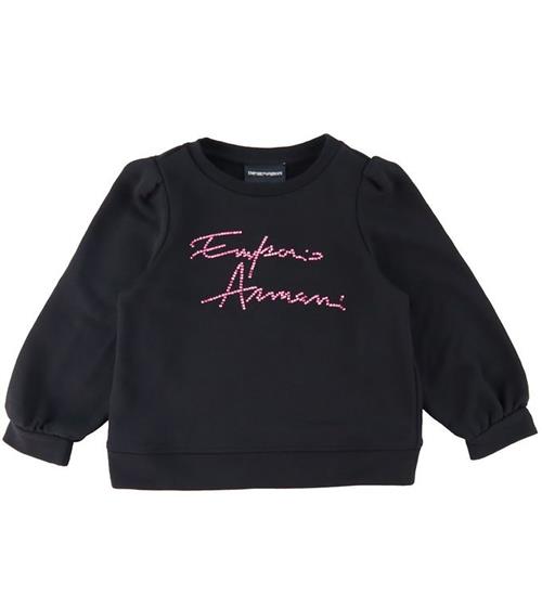 Emporio Armani Emporio Armani Sweatshirt - Sort m. Pink/Similisten