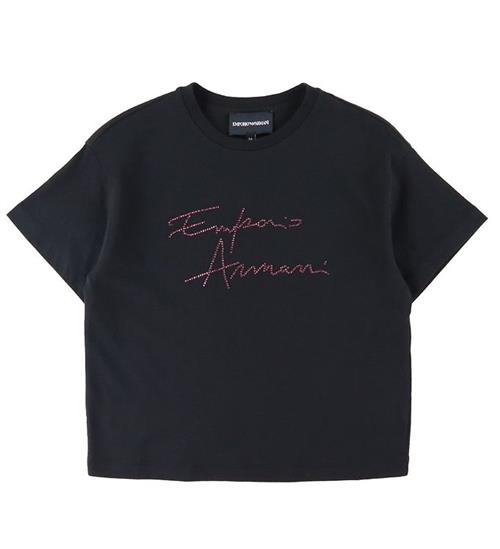 Emporio Armani Emporio Armani T-Shirt - Sort m. Pink/Similisten