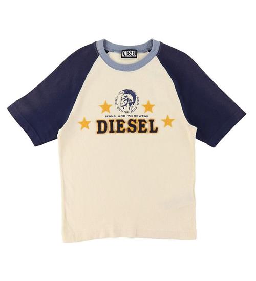 Diesel Diesel T-Shirt - Turry D4D Over - Beige/Blue