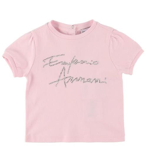 Emporio Armani Emporio Armani T-Shirt - Rosa m. SÃ¸lv/Similisten