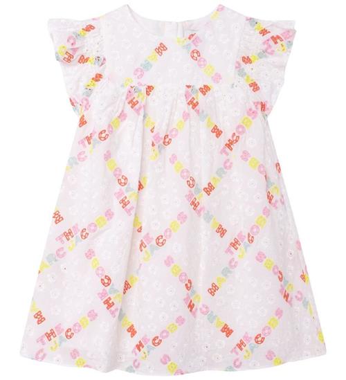 Little Marc Jacobs Little Marc Jacobs Kjole - The Babydoll Dress - Hawaii - Hvid/Pa