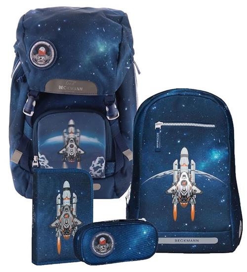 Se Beckmann Beckmann SkoletaskesÃ¦t - Classic Maxi - Space Mission ved KidsWorld