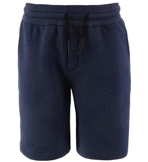 Emporio Armani Shorts - Navystribet m. Logoer