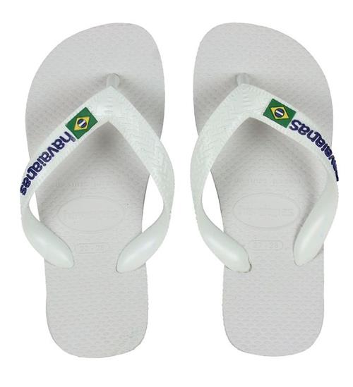 Se Havaianas Havaianas Klipklapper - Brasil - Hvid ved KidsWorld