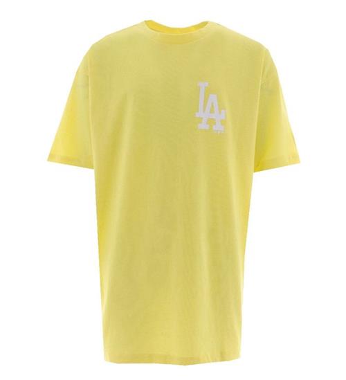 Se New Era New Era T-Shirt - Pastel Yellow - Los Angeles Dodgers ved KidsWorld