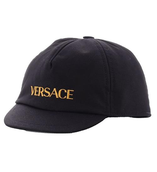 Se Versace Versace Kasket - Sort/Guld ved KidsWorld