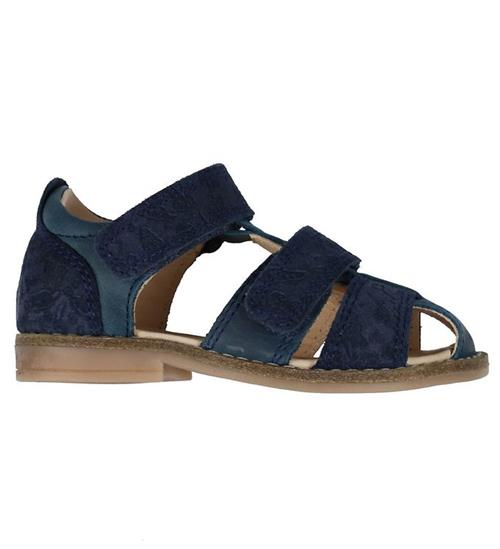 Se Wheat Wheat Sandaler - Macey - Navy m. MÃ¸nster ved KidsWorld