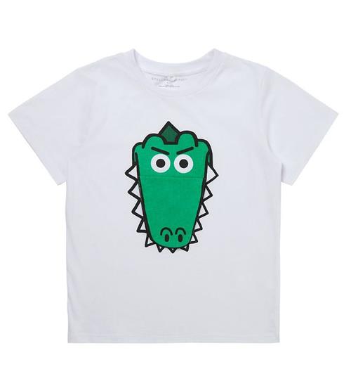 Se Stella McCartney Kids T-shirt - Hvid m. Tryk ved KidsWorld