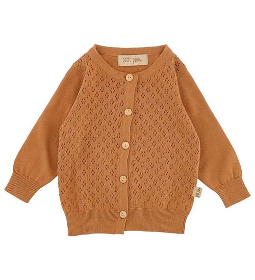 Petit Piao Cardigan - Strik - Camel m. HulmÃ¸nster