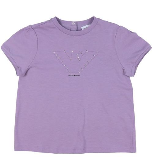 Se Emporio Armani Emporio Armani T-shirt - Violetto ved KidsWorld