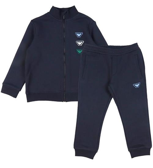 Se Emporio Armani SweatsÃ¦t - Blue Navy ved KidsWorld