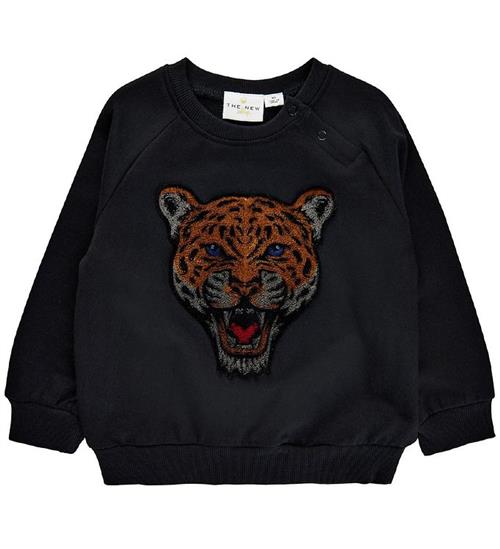 The New The New Siblings Sweatshirt - TnsDombat - Sort m. Leopard