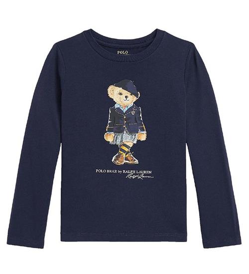 Polo Ralph Lauren Bluse - Andover - Navy m. Bamse