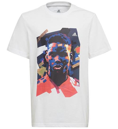 adidas Performance T-shirt - Pogba Football Graphic - Hvid