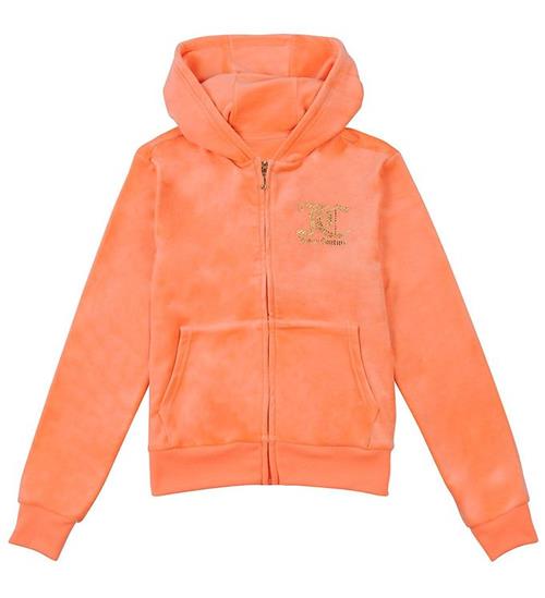 Juicy Couture Juicy Couture Cardigan - Velour - Summer Neon Orange