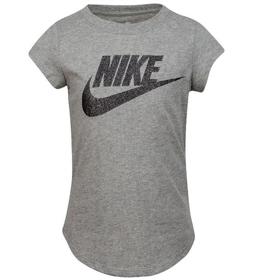 Se Nike Nike T-shirt - Futura - Dark Grey Heather ved KidsWorld