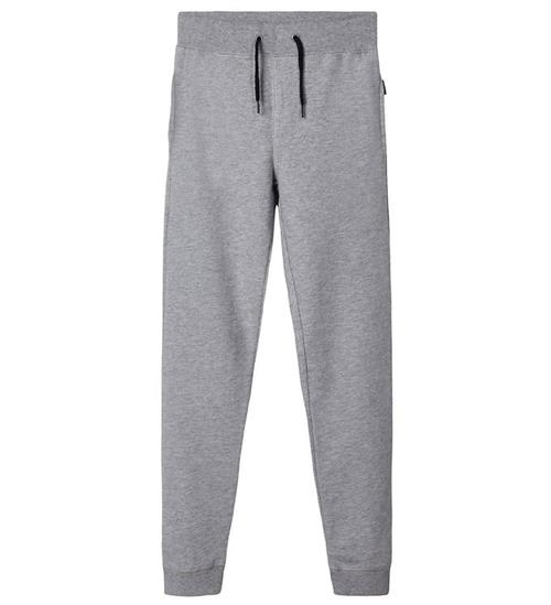 Se Name It Name It Sweatpants - Noos - NkmSweat - Grey Melange ved KidsWorld