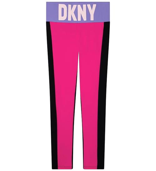 DKNY Leggings - Rose Peps/Sort