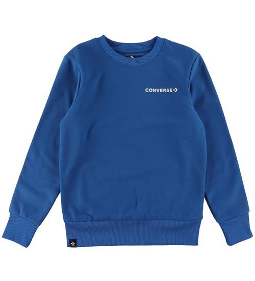 Se Converse Converse Sweatshirt - Marina Blue ved KidsWorld