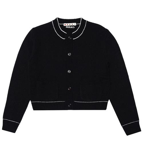 Se Marni Marni Cardigan - Uld - Sort ved KidsWorld