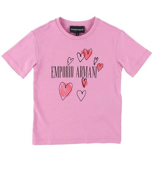 Se Emporio Armani Emporio Armani T-shirt - Flamingo m. Print ved KidsWorld