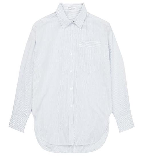 Designers Remix Skjorte - Oversized - Aiden - White/Blue Stripes