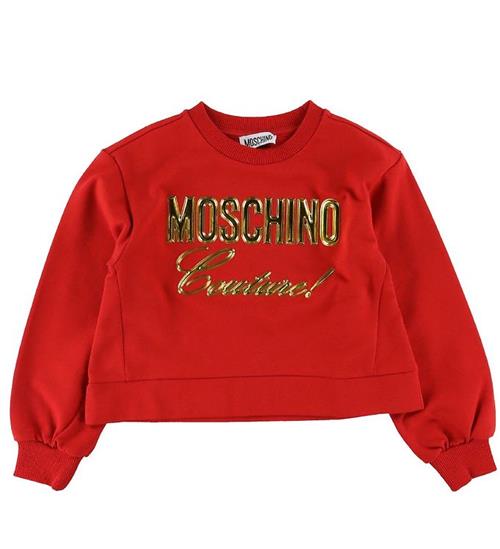 Moschino Moschino Sweatshirt - RÃ¸d m. Guld