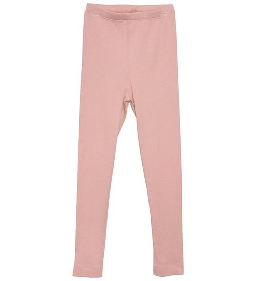 Se Minymo Leggings - Rib - Misty Rose ved KidsWorld