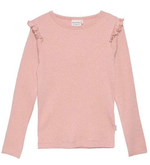 Se Minymo Bluse - Rib - Misty Rose ved KidsWorld