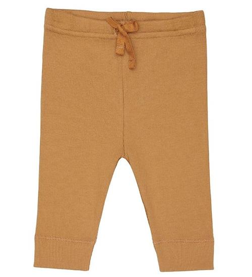 Se Popirol Leggings - Rib - Cinnamon ved KidsWorld