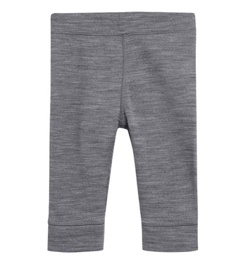 Se Hust and Claire Hust and Claire Leggings - Lux - Uld - GrÃ¥ Melange ved KidsWorld